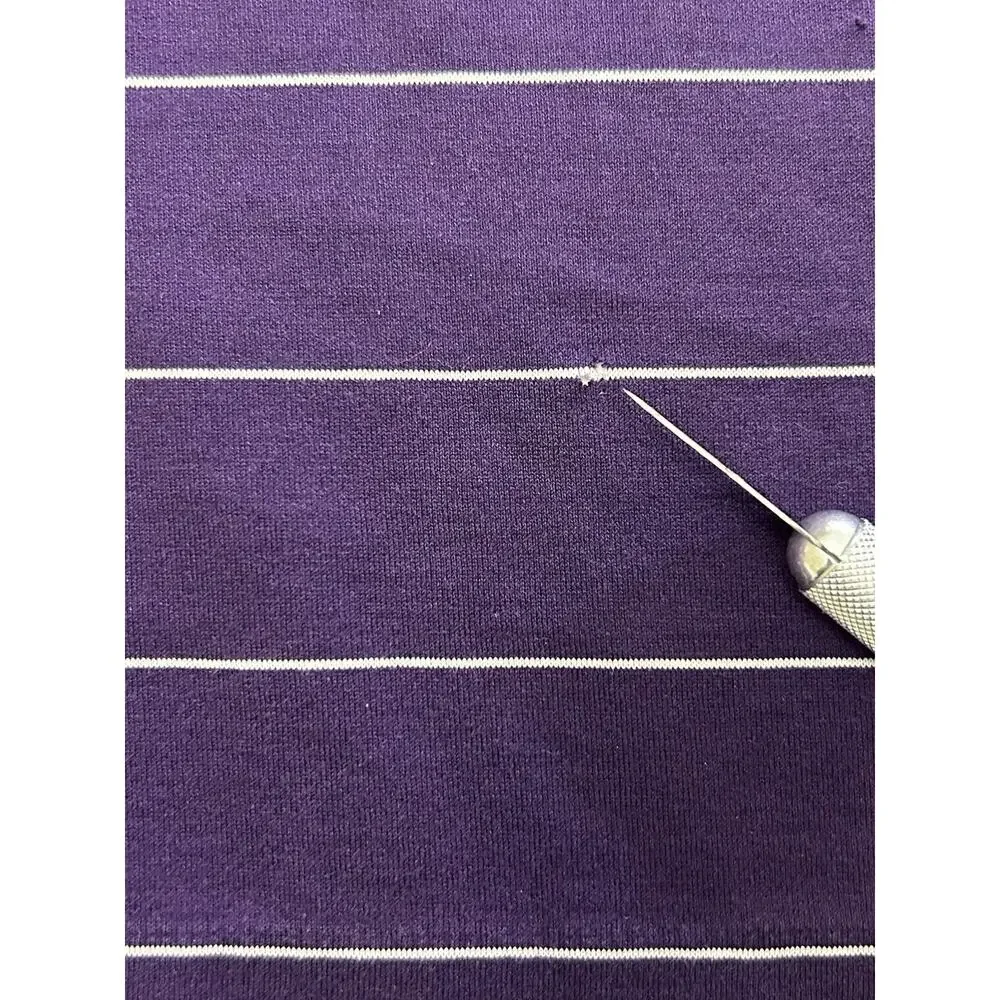 Polo Golf Ralph Lauren Polo Shirt Men's Medium Purple & White Striped Size M